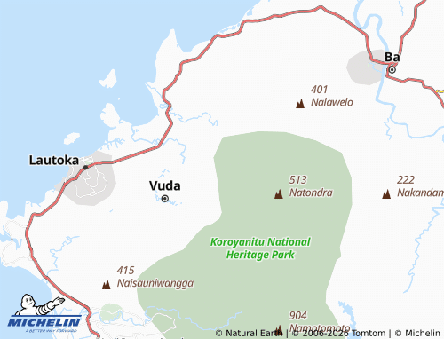 Carte MICHELIN Vakabuli - ViaMichelin