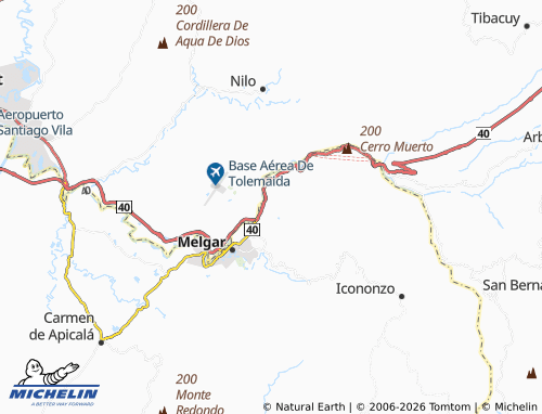 Carte MICHELIN San José - ViaMichelin