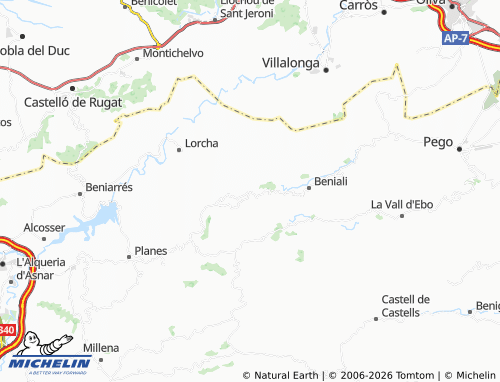 Mappa MICHELIN Patró - ViaMichelin