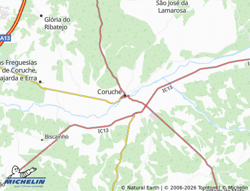 Mapa MICHELIN Coruche - ViaMichelin