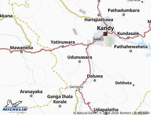 Mappa MICHELIN Rabbegamuwa South - ViaMichelin