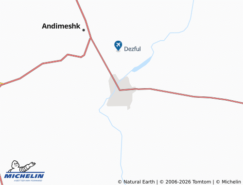 Mappa MICHELIN Dezful - ViaMichelin