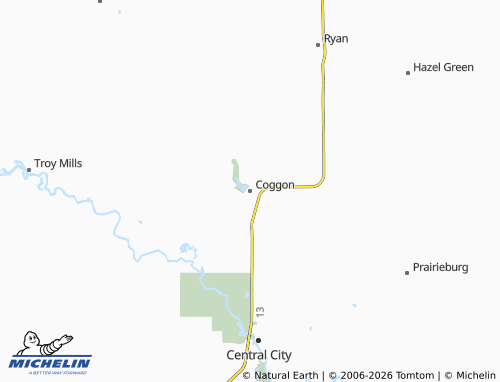 Mappa MICHELIN Coggon - ViaMichelin