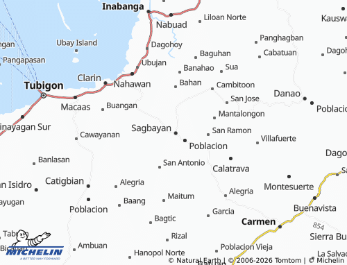 MICHELIN Santa Cruz map - ViaMichelin