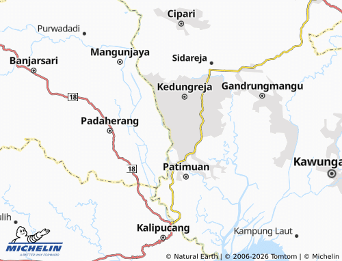 MICHELIN-Landkarte Sidanegara - ViaMichelin