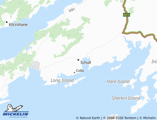 Mapa MICHELIN Schull - ViaMichelin