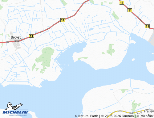 Carte MICHELIN Bjerget - ViaMichelin