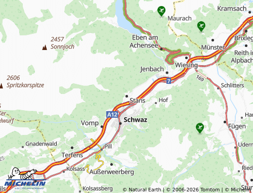 Mapa MICHELIN Stans - ViaMichelin