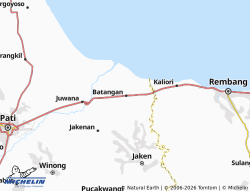 Carte MICHELIN Bumimulyo - ViaMichelin