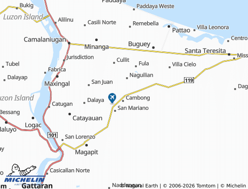 MICHELIN Binag map - ViaMichelin
