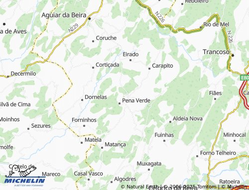 Carte MICHELIN Moreira - ViaMichelin