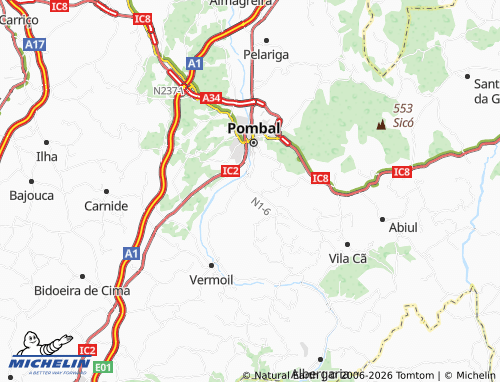 Mapa MICHELIN Melga - ViaMichelin