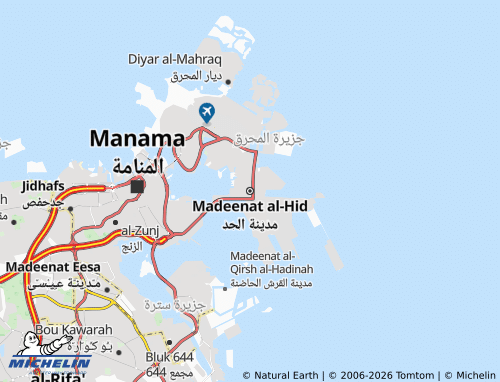 Mappa MICHELIN Madeenat al-Hid - ViaMichelin