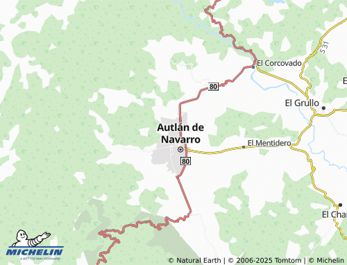 MICHELIN La Paloma map - ViaMichelin