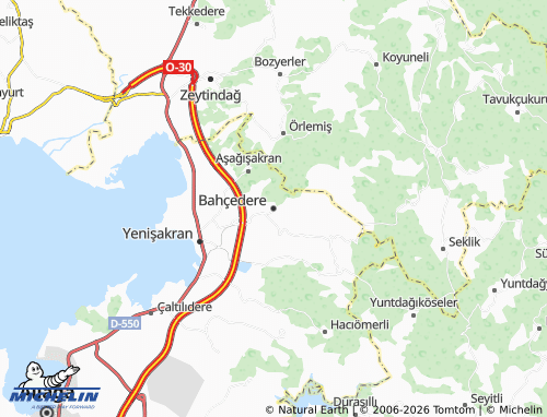 Mappa MICHELIN Bahçedere - ViaMichelin