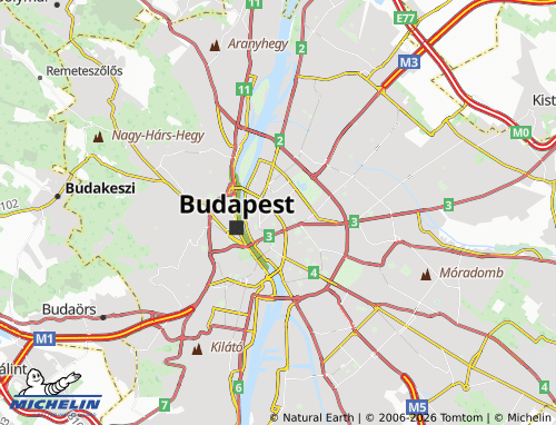 MICHELIN 6. Kerület map - ViaMichelin