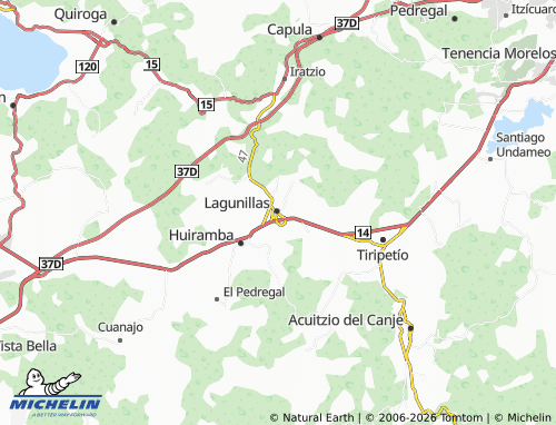 MICHELIN Centro map - ViaMichelin