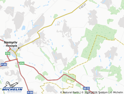 Mappa MICHELIN Danylky - ViaMichelin