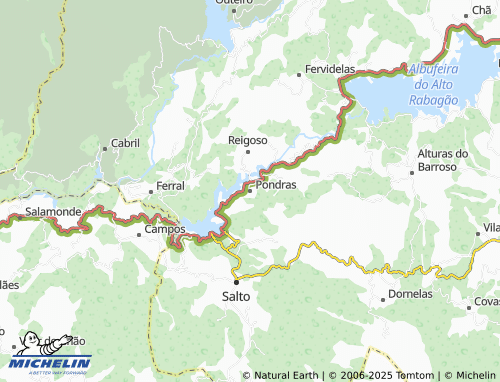 MICHELIN Pondras map - ViaMichelin