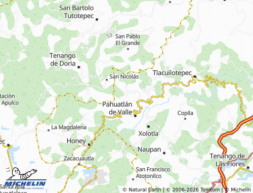 MICHELIN-Landkarte San Pablito - ViaMichelin