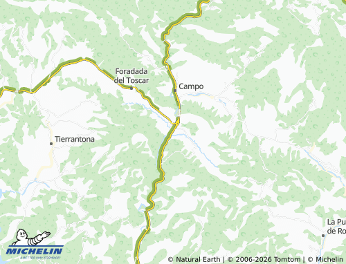 Kaart MICHELIN Morillo de Liena - ViaMichelin