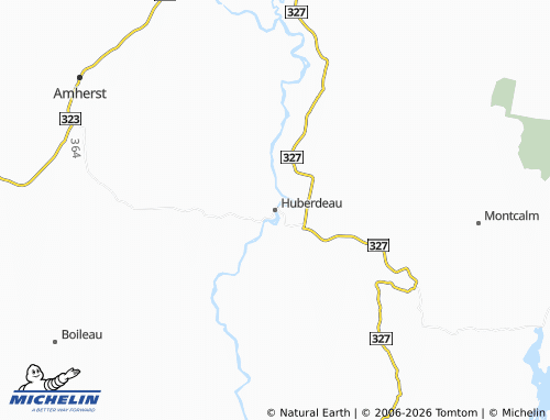 Mappa MICHELIN Huberdeau - ViaMichelin