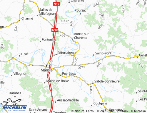 Mapa MICHELIN Mouton - ViaMichelin