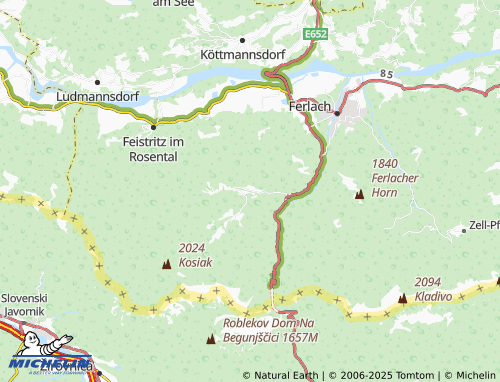 Carte MICHELIN Windisch Bleiberg - ViaMichelin