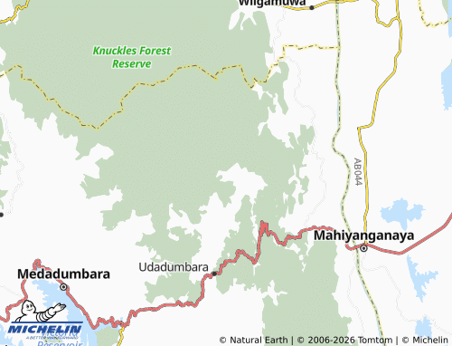 MICHELIN Kalugala map - ViaMichelin