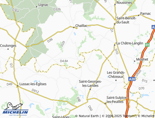 Mapa MICHELIN Beaulieu - ViaMichelin