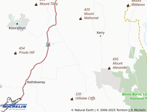 MICHELIN Christmas Creek map - ViaMichelin