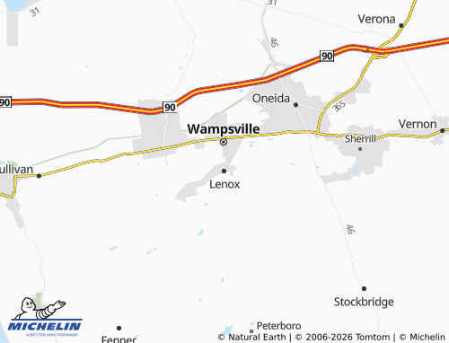 Mappa MICHELIN Lenox - ViaMichelin