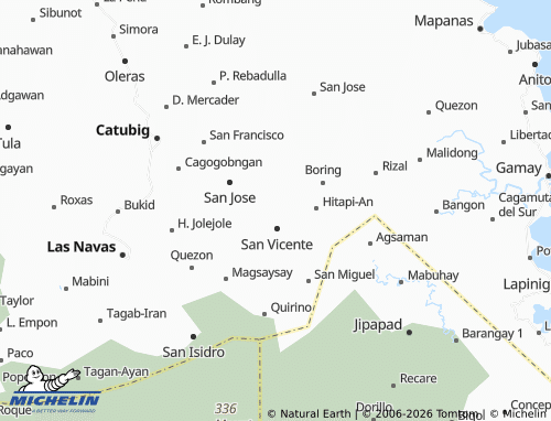 MICHELIN Anongo map - ViaMichelin