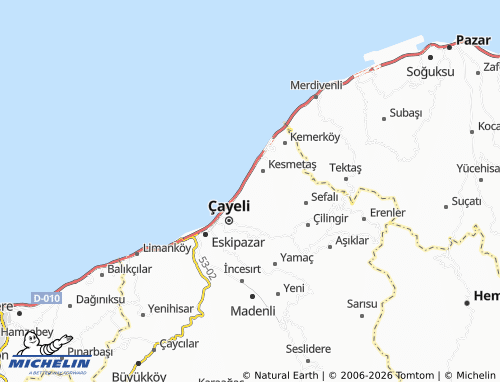 Mappa MICHELIN Taşhane - ViaMichelin