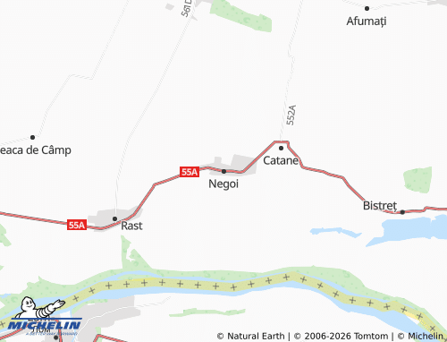 Carte MICHELIN Negoi - ViaMichelin