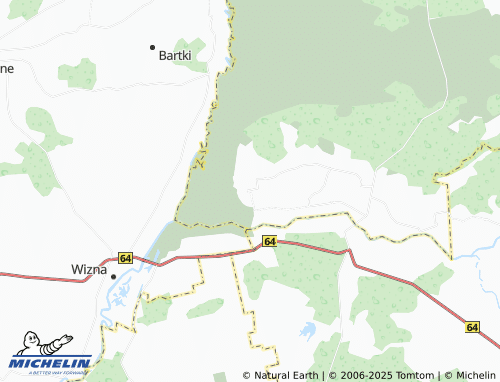 Carte MICHELIN Giełczyn - ViaMichelin