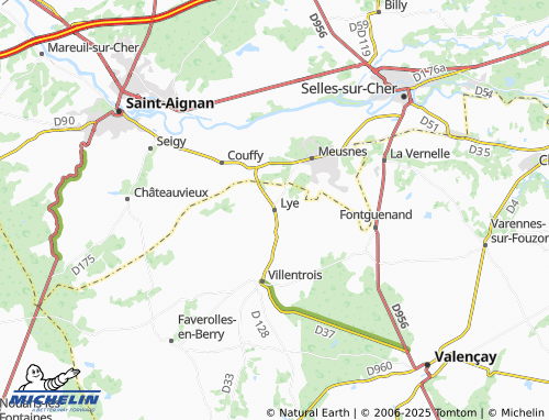 MICHELIN Lye map - ViaMichelin