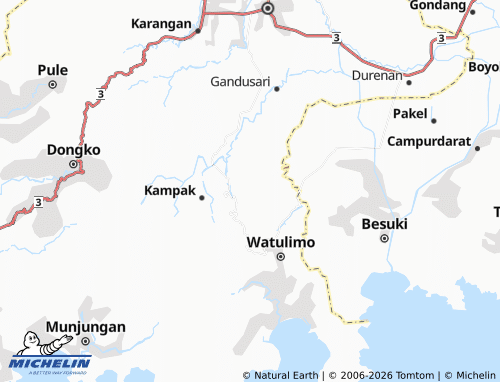 Mapa MICHELIN Ngembel - ViaMichelin