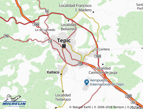 MICHELIN Ampliación 12 de Diciembre map - ViaMichelin