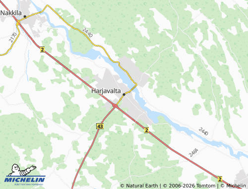 Carte MICHELIN Harjavalta - ViaMichelin