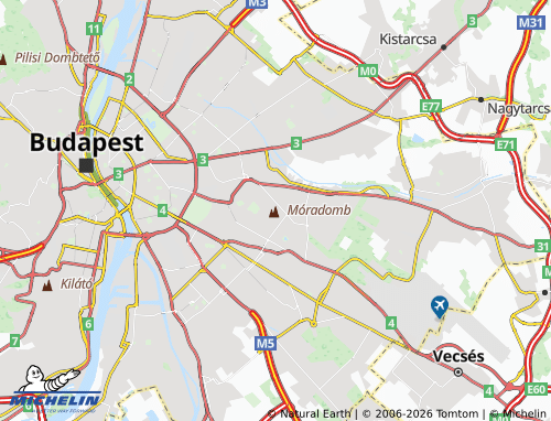 Mapa MICHELIN 10. Kerület - ViaMichelin