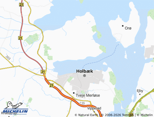 Mappa MICHELIN Hørby - ViaMichelin