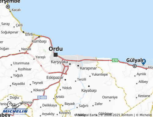 MICHELIN Durugöl map - ViaMichelin