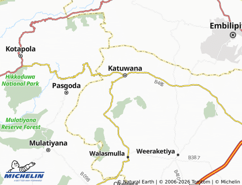 Mapa MICHELIN Binthenna - ViaMichelin