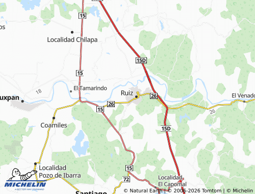 Carte MICHELIN Benito Juárez - ViaMichelin
