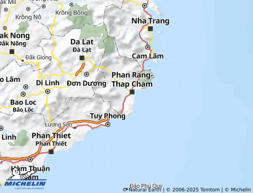 MICHELIN Ninh Phước map - ViaMichelin