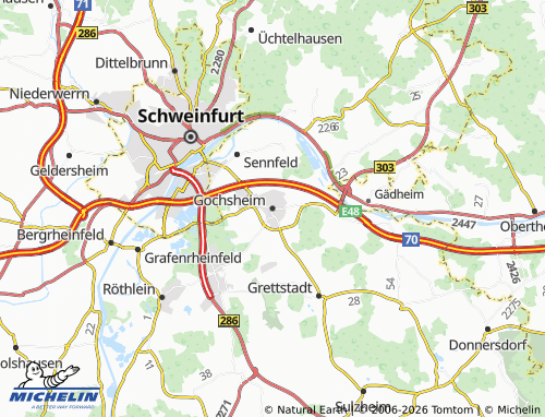 Mapa MICHELIN Gochsheim - ViaMichelin
