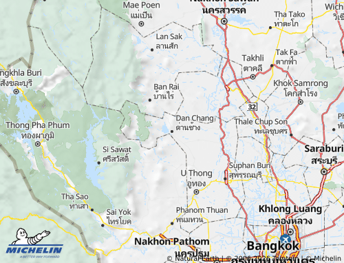 Mapa MICHELIN Amphoe Dan Chang - ViaMichelin