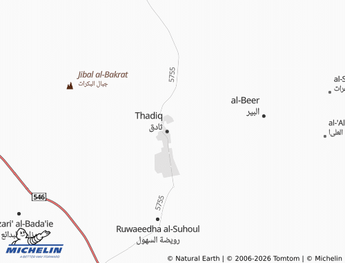 Carte MICHELIN al-Khalidiyyah al-Sharqi - ViaMichelin