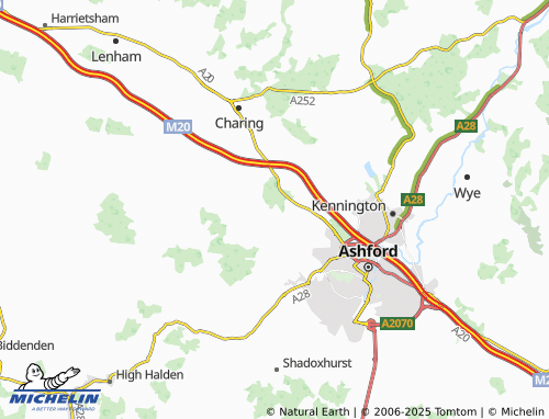MICHELIN Hothfield map - ViaMichelin
